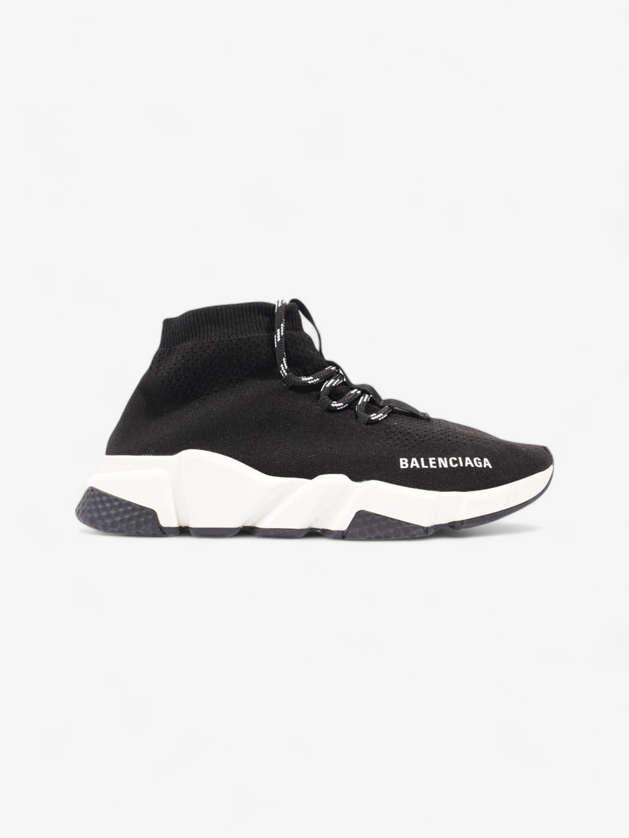 Balenciaga Speed Lace-Up Black / White Cotton EU 38 UK 5 Image 1