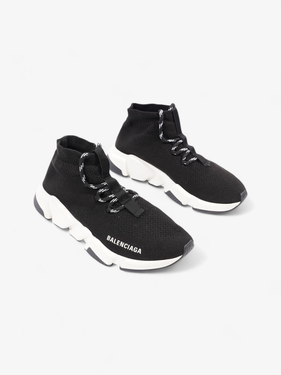 Balenciaga Speed Lace-Up Black / White Cotton EU 38 UK 5 Image 2