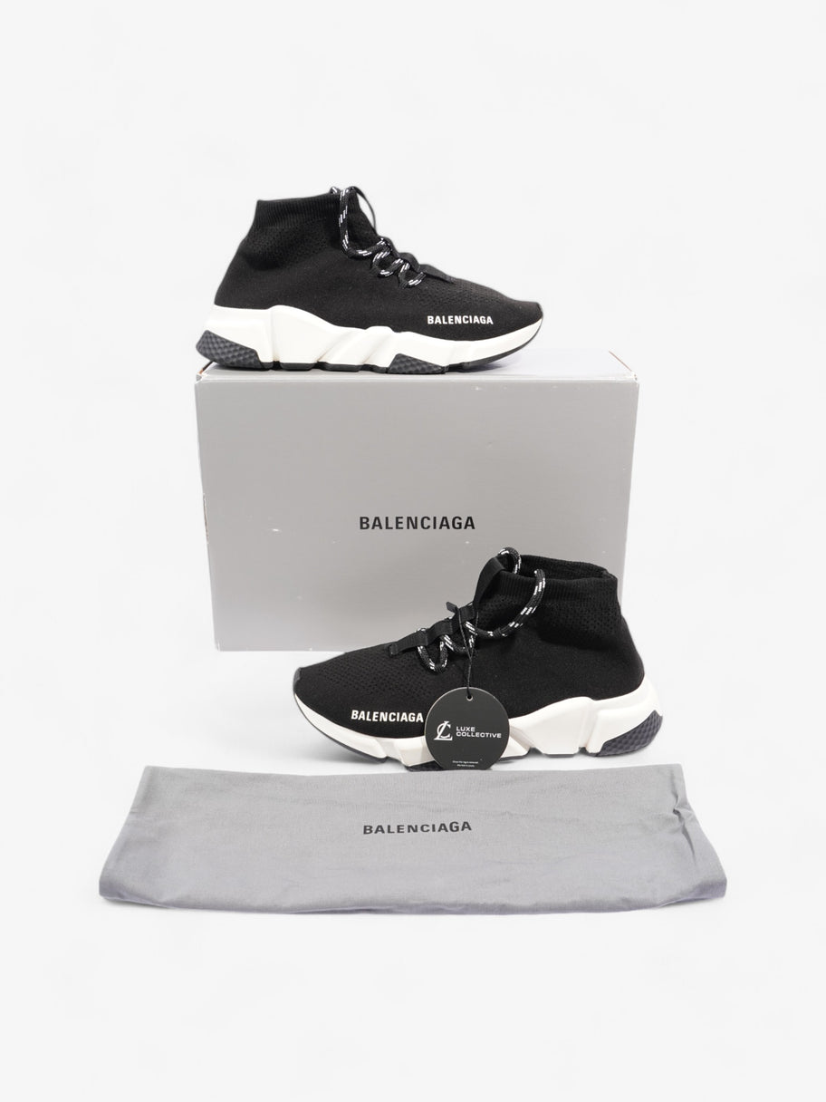 Balenciaga Speed Lace-Up Black / White Cotton EU 38 UK 5 Image 9