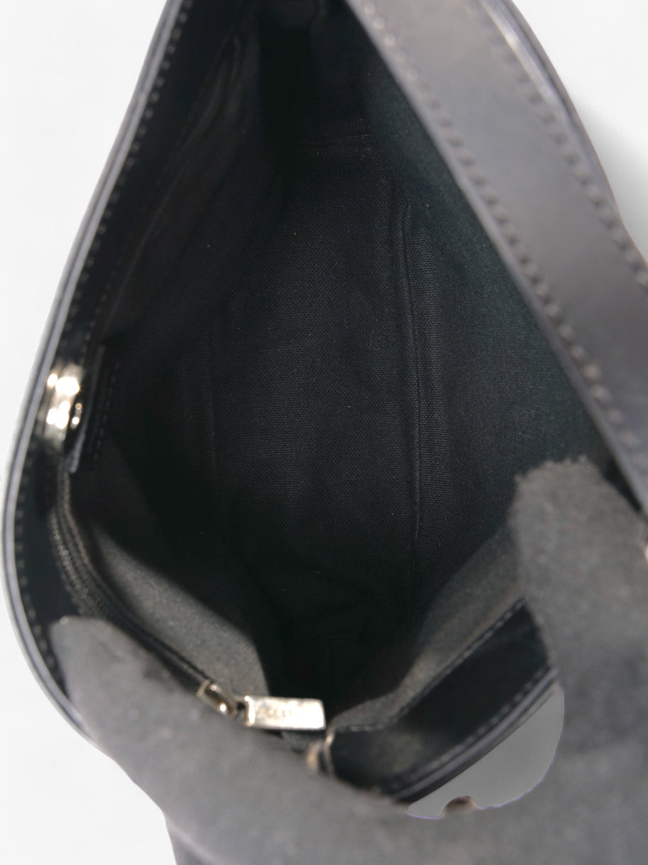 Burberry Check Tote House Check / Black Canvas Image 9