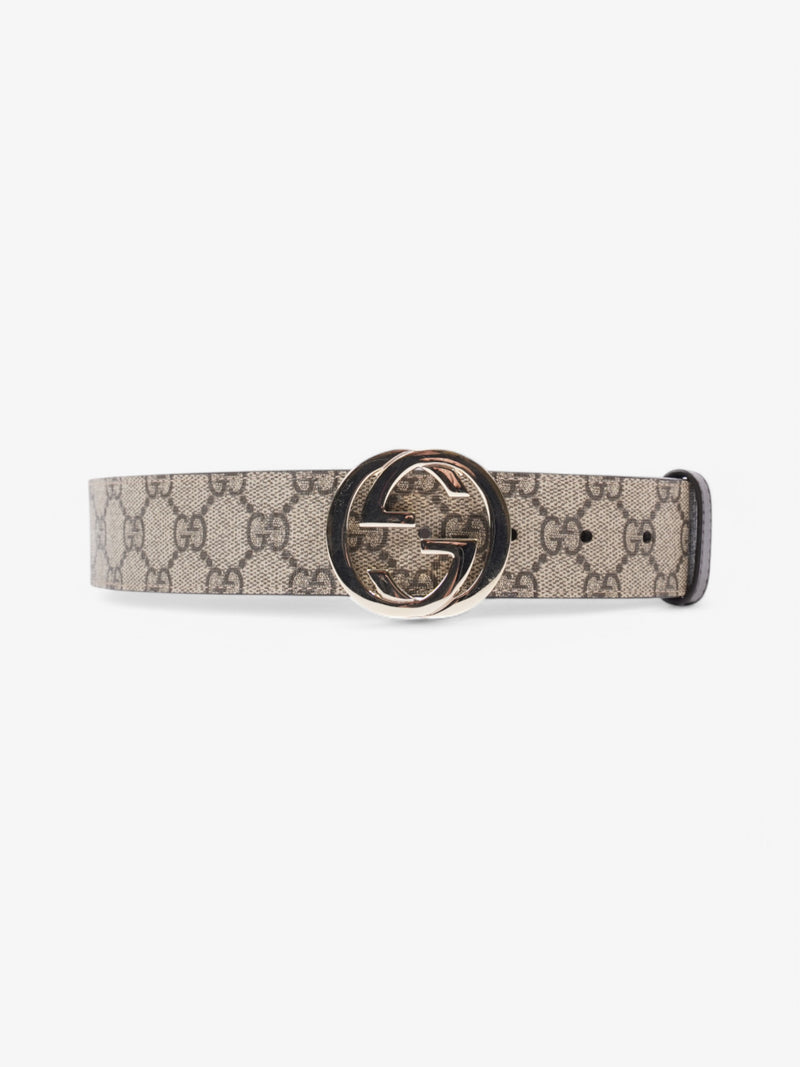  Gucci Interlocking G Belt Supreme / Brown Coated Canvas 75