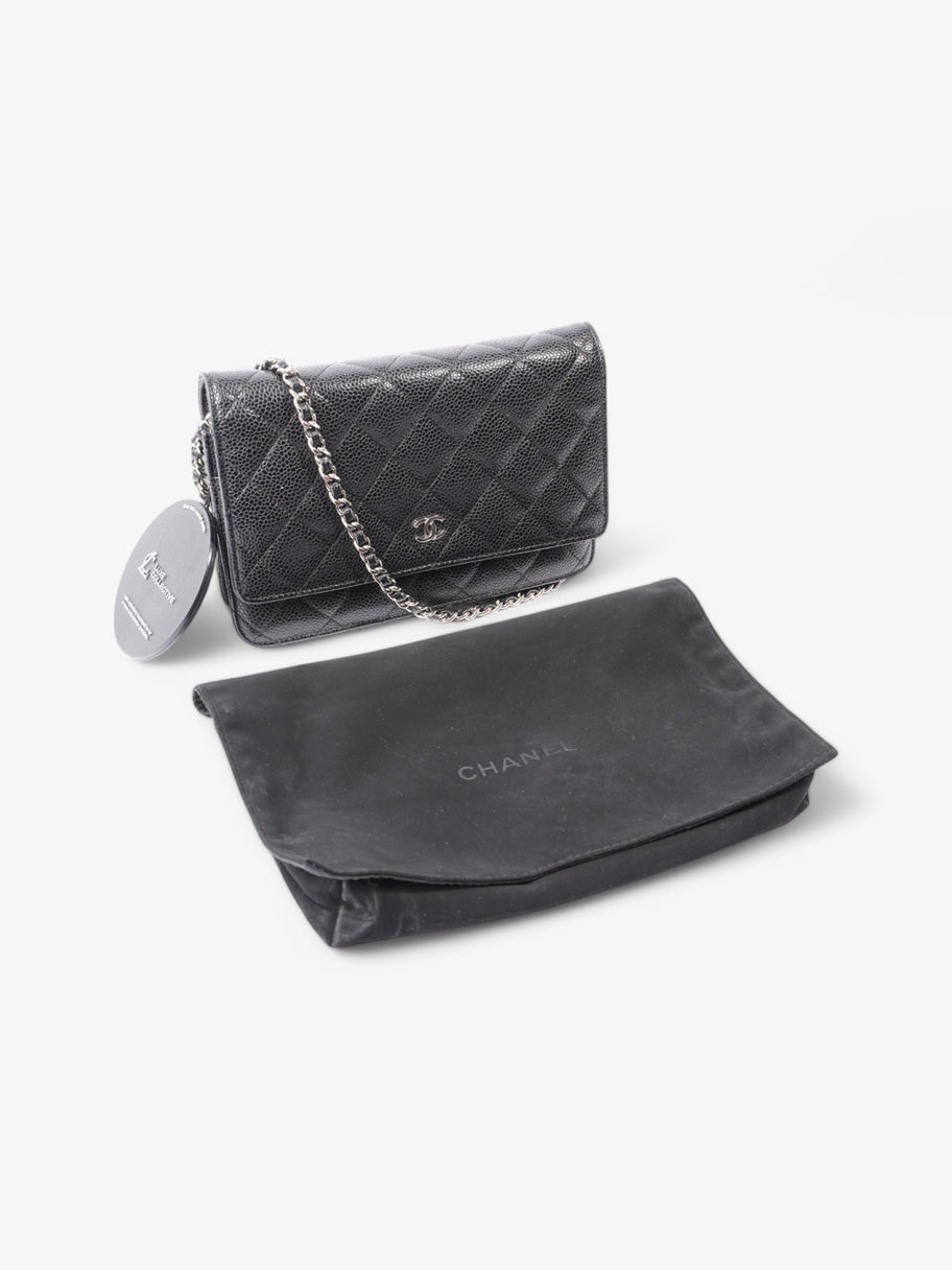 Chanel Wallet on Chain Black Caviar Leather Image 10