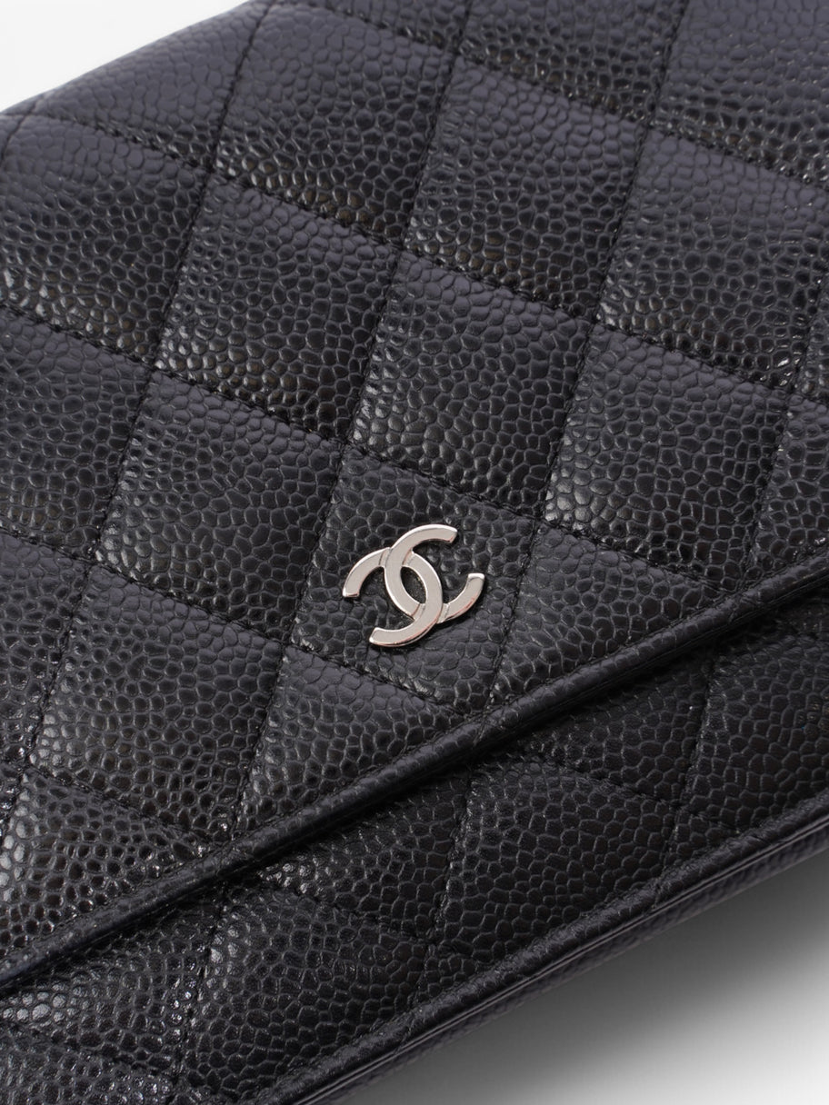 Chanel Wallet on Chain Black Caviar Leather Image 7