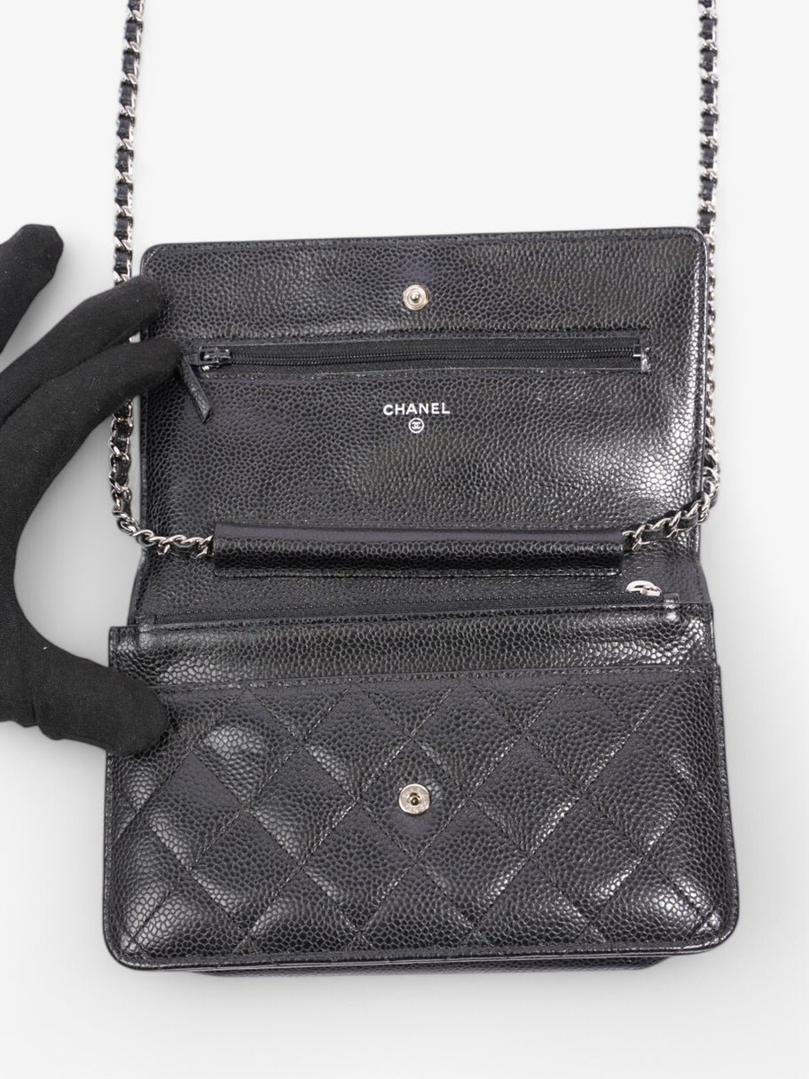 Chanel Wallet on Chain Black Caviar Leather Image 8