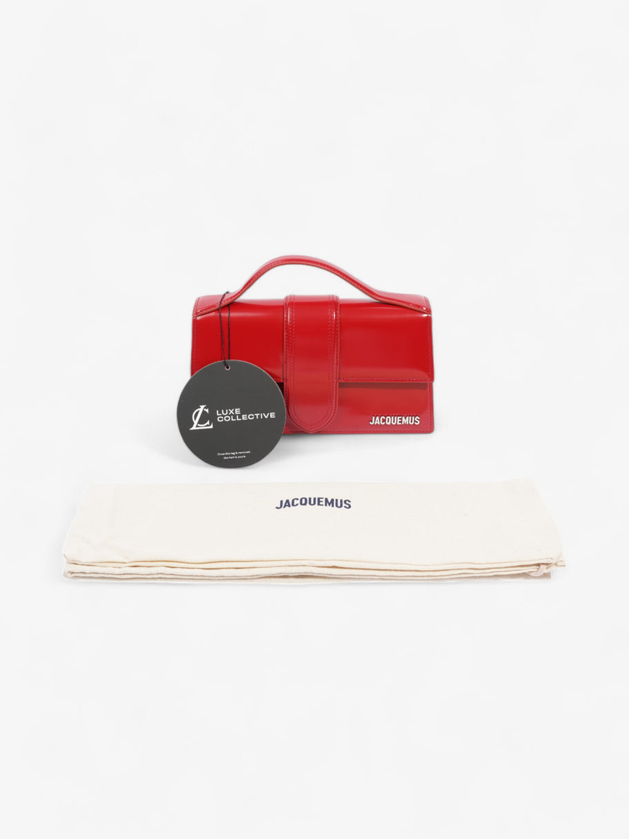 Jacquemus Le Grand Bambino Red Patent Leather Image 8