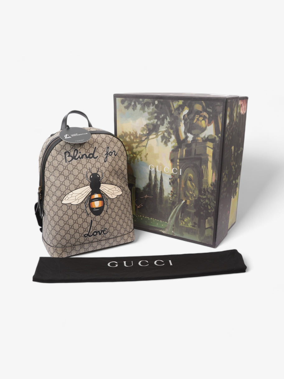 Gucci Blind For Love Beige And Ebony GG Supreme / Black Coated Canvas Image 11