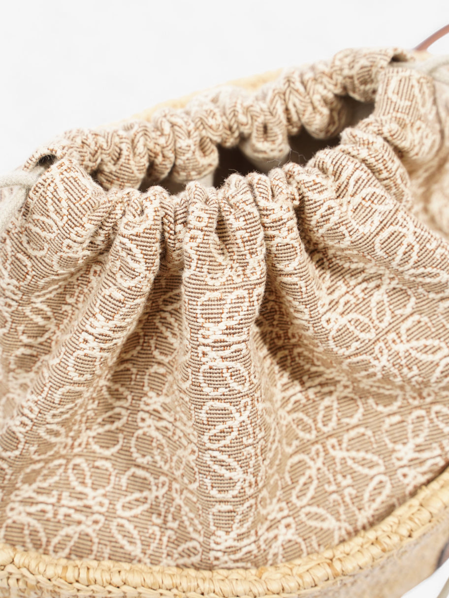 Loewe Pochette Bag Natural / Tan Raffia Image 8