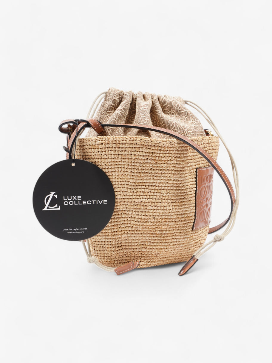 Loewe Pochette Bag Natural / Tan Raffia Image 10