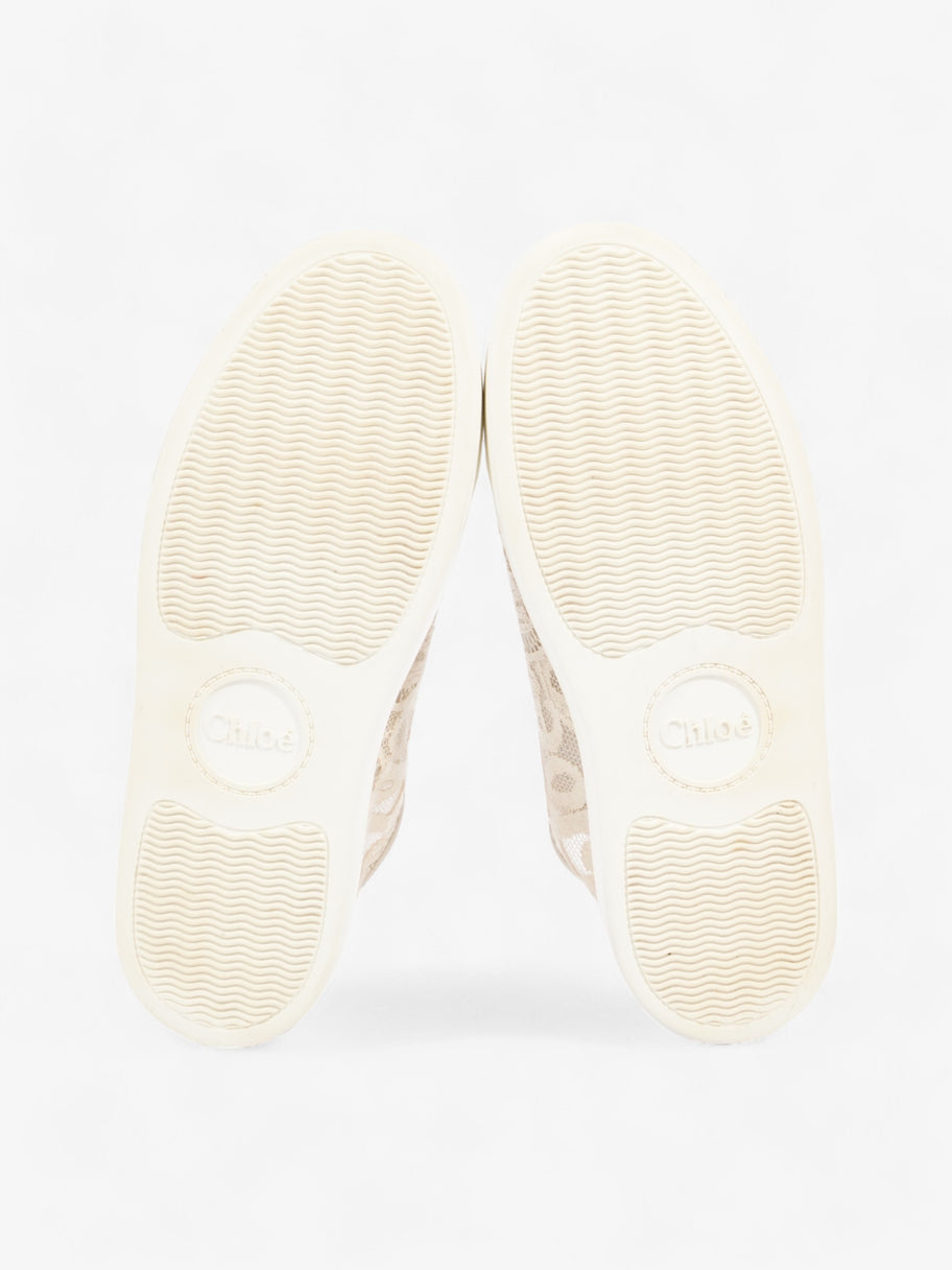 Chloe Lauren Sneakers Cream / Black Lace EU 38 UK 5 Image 7
