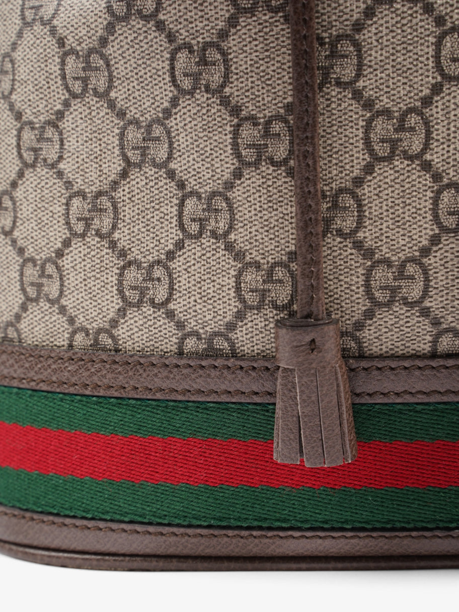 Gucci Ophidia GG Bucket Bag Beige  / Brown / Green Coated Canvas Image 7