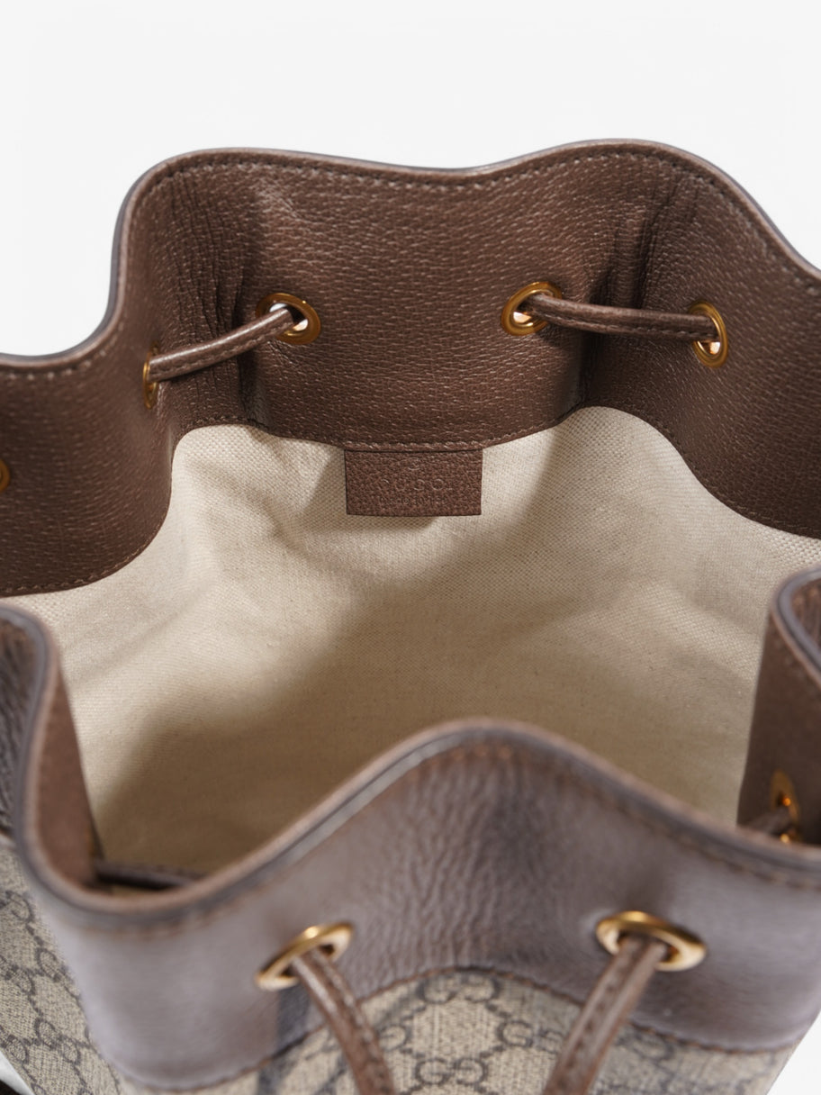 Gucci Ophidia GG Bucket Bag Beige  / Brown / Green Coated Canvas Image 8
