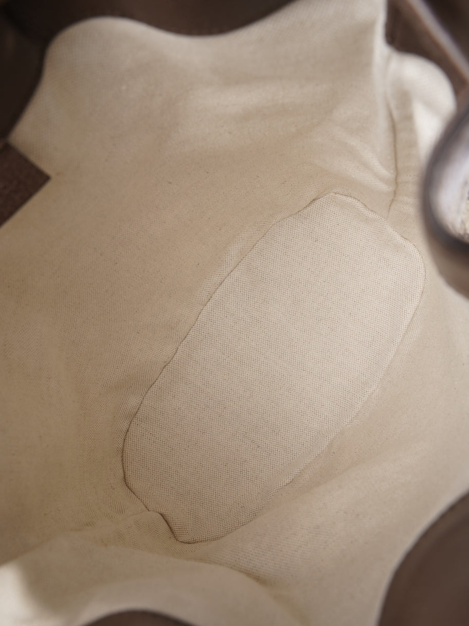 Gucci Ophidia GG Bucket Bag Beige  / Brown / Green Coated Canvas Image 9