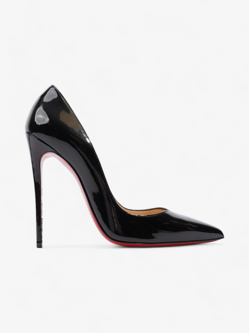  Christian Louboutin So Kate Heels 120 Black Patent Leather EU 40 UK 7