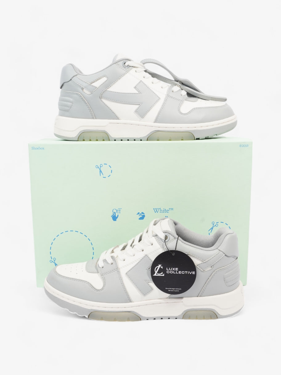 Off White Out Of Office Sneakers White  / Grey Leather EU 42 UK 8 Image 10