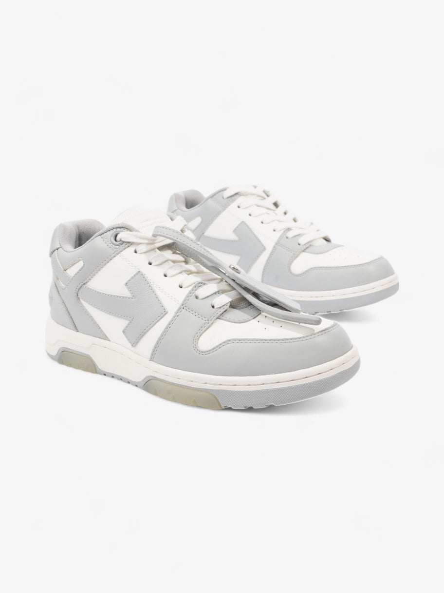 Off White Out Of Office Sneakers White  / Grey Leather EU 42 UK 8 Image 2