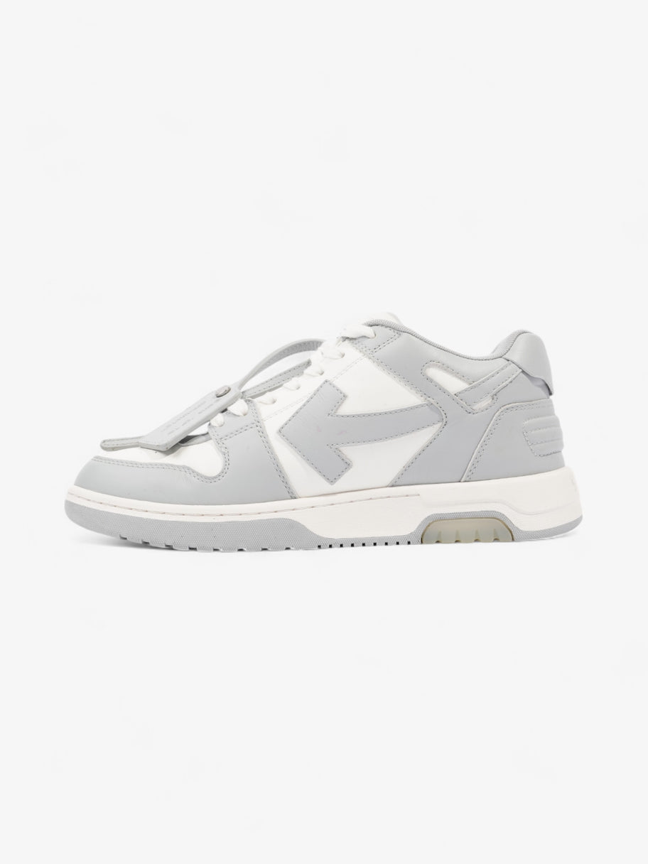 Off White Out Of Office Sneakers White  / Grey Leather EU 42 UK 8 Image 3