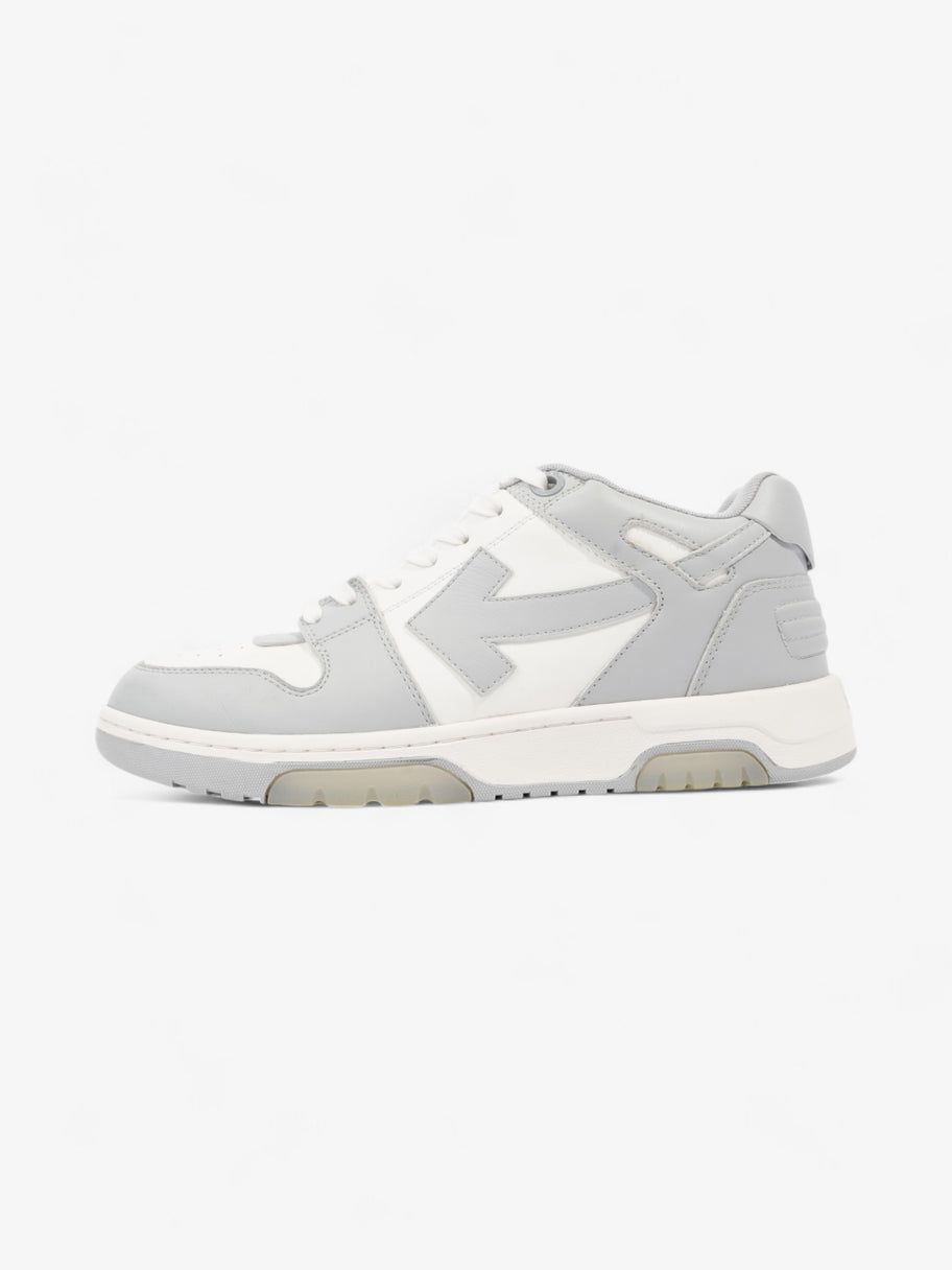 Off White Out Of Office Sneakers White  / Grey Leather EU 42 UK 8 Image 5