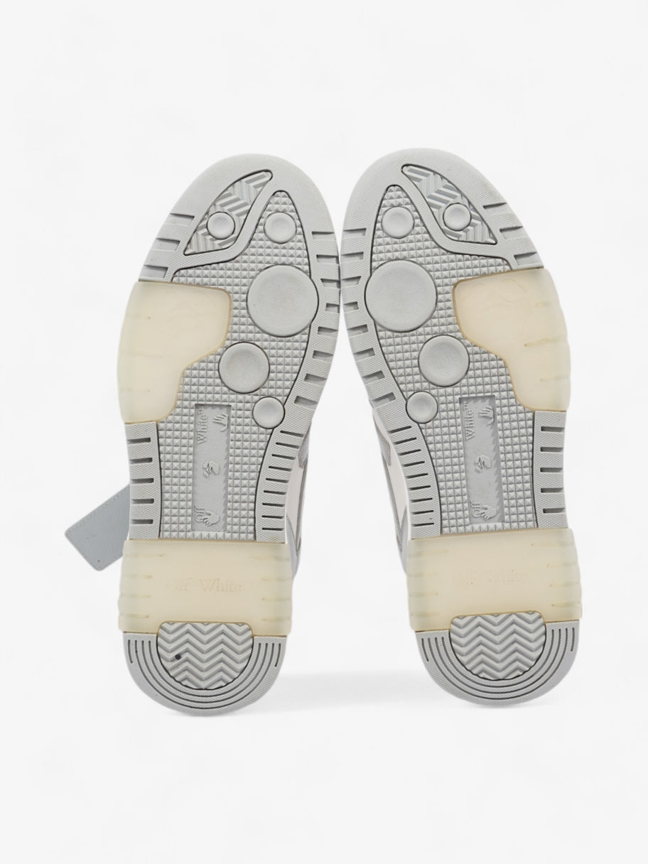 Off White Out Of Office Sneakers White  / Grey Leather EU 42 UK 8 Image 7