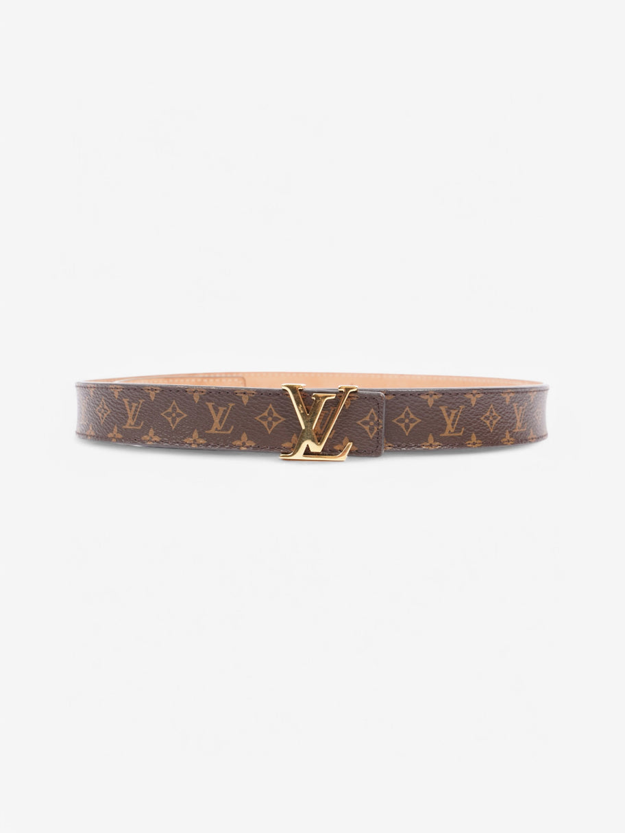 Louis Vuitton LV Initials Belt Monogram / Gold Leather 75cm / 30