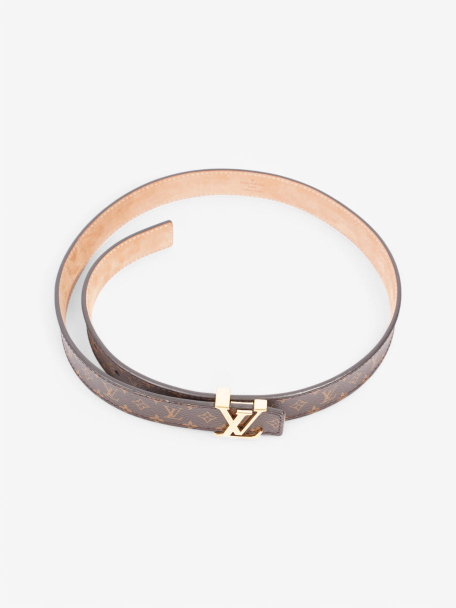 Louis Vuitton LV Initials Belt Monogram / Gold Leather 75cm / 30