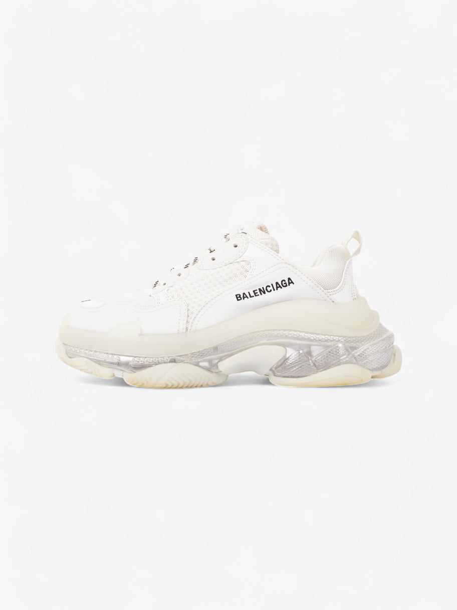 Balenciaga Triple S Clear Sole White Mesh EU 39 UK 6 Image 5