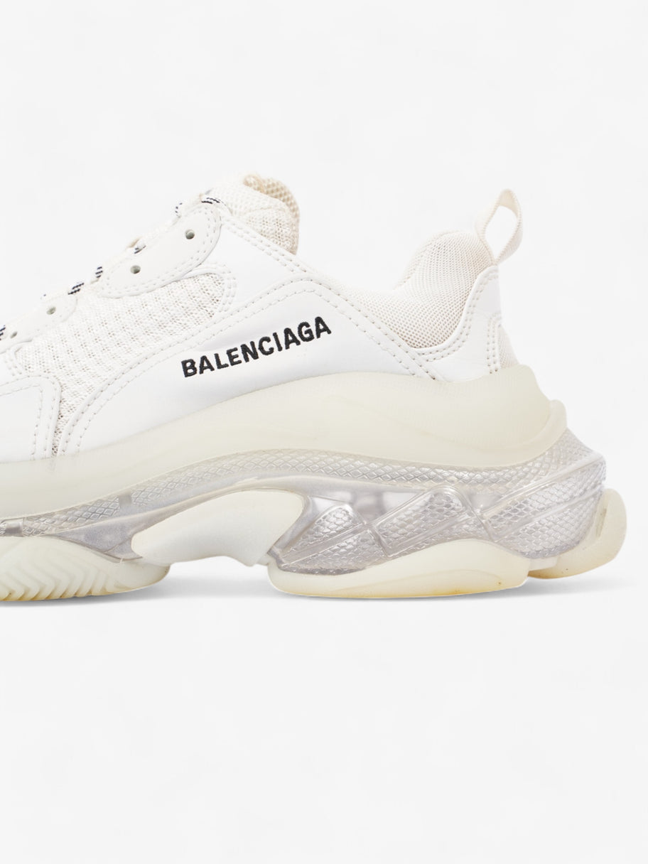 Balenciaga Triple S Clear Sole White Mesh EU 39 UK 6 Image 9