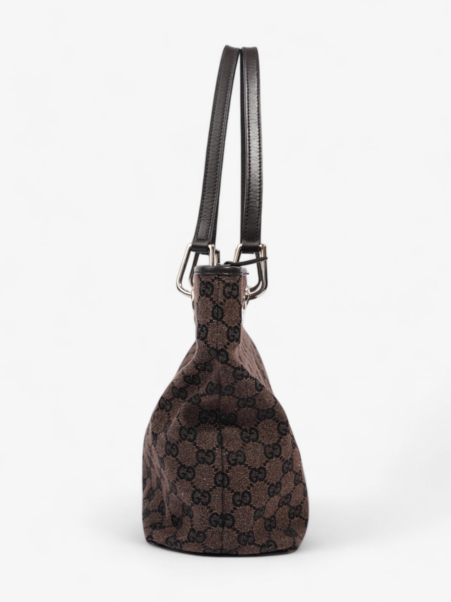 Gucci GG Tote Bag GG Supreme / Dark Brown Canvas Image 5