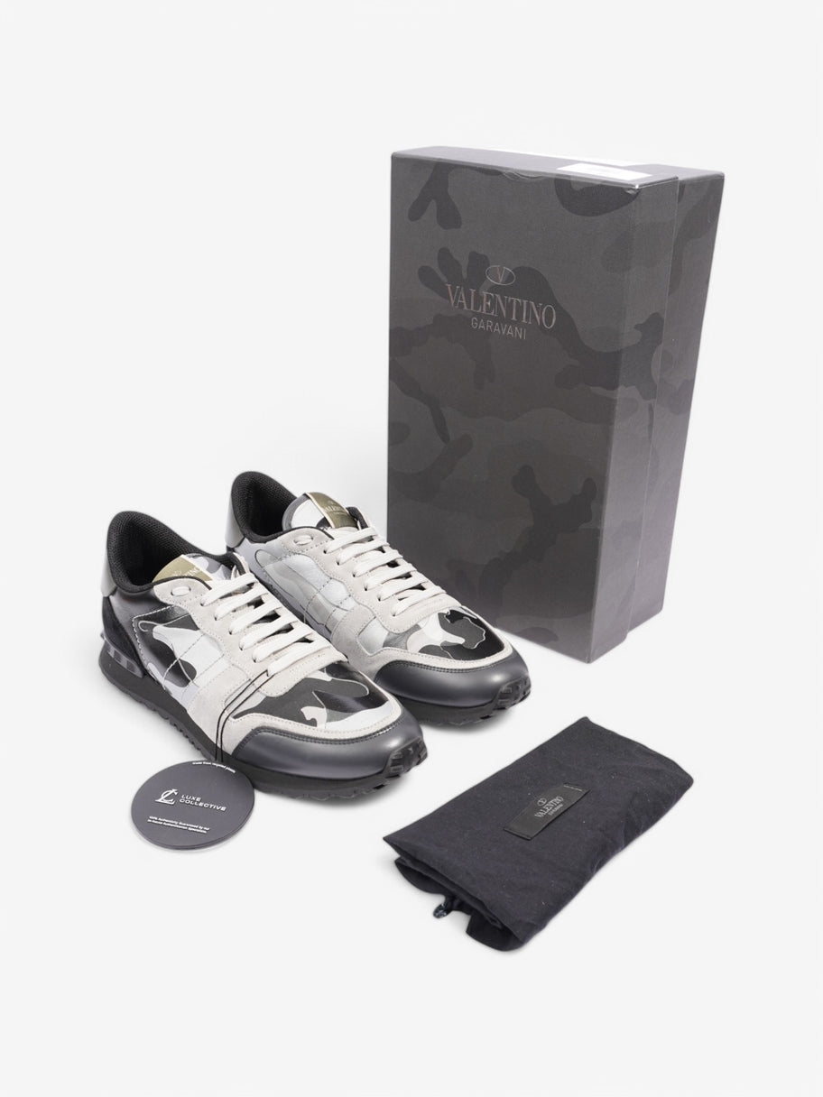 Valentino Rockrunner Sneakers Black / Grey Suede EU 44 UK 10 Image 10