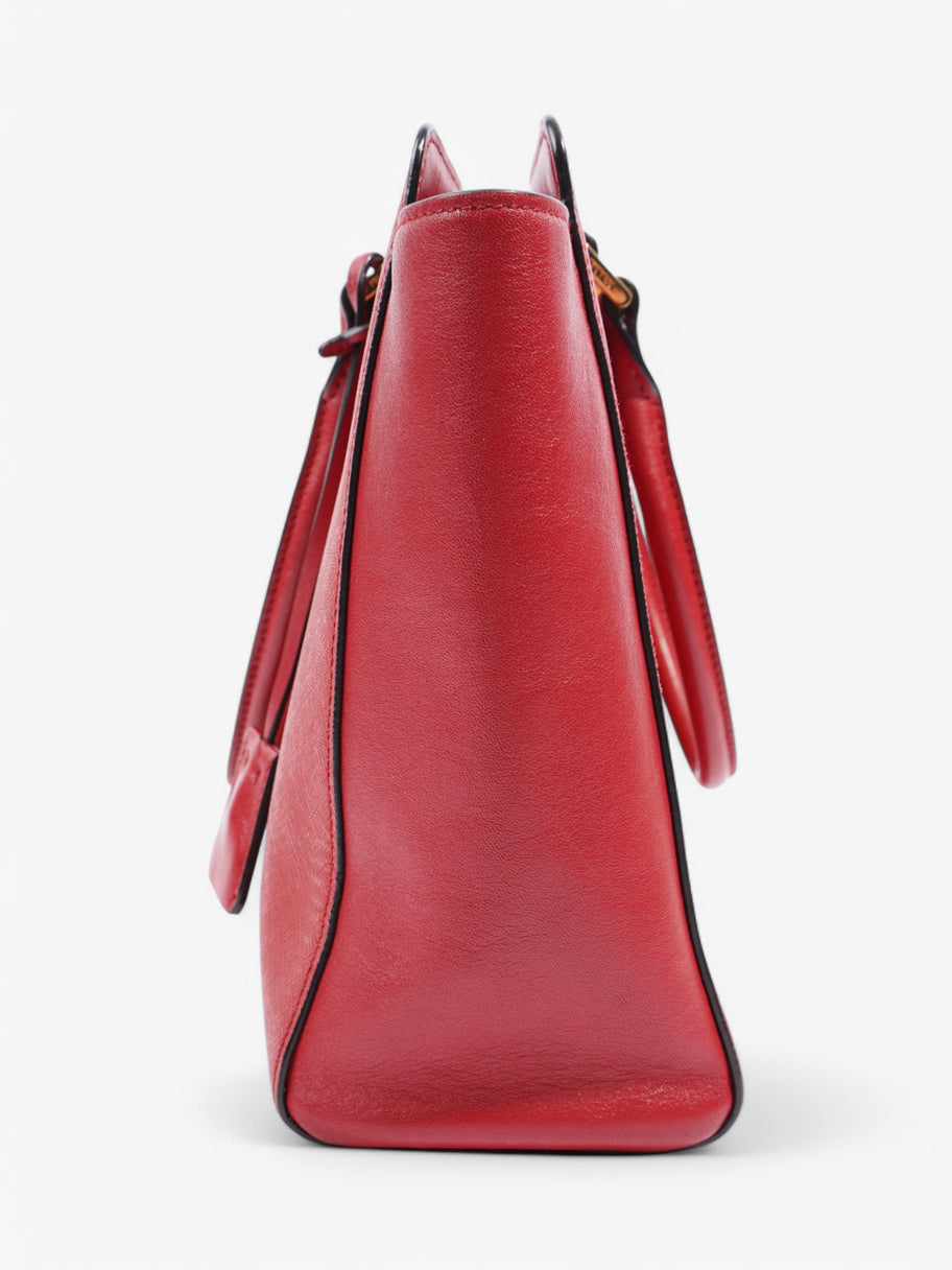 Prada Tote Red Saffiano Leather Image 3