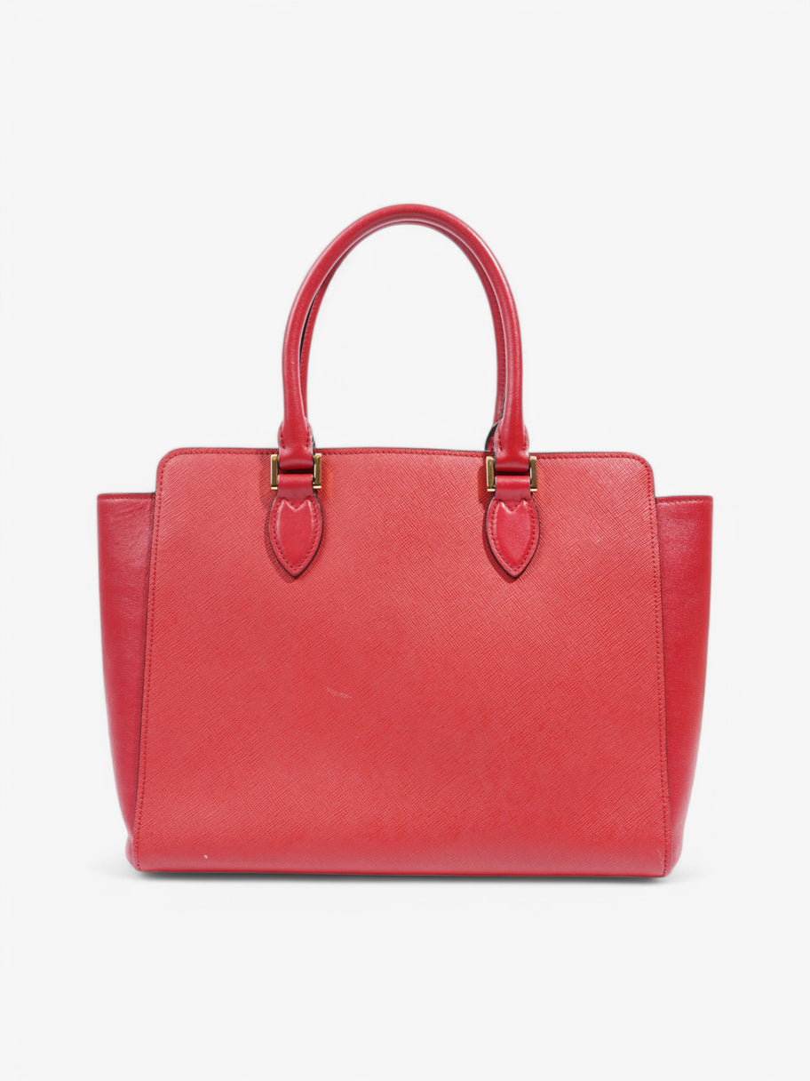 Prada Tote Red Saffiano Leather Image 4