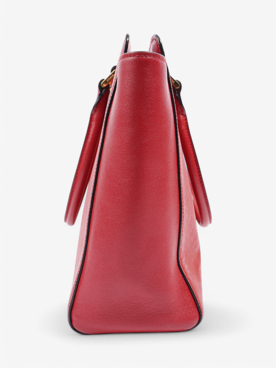 Prada Tote Red Saffiano Leather Image 5