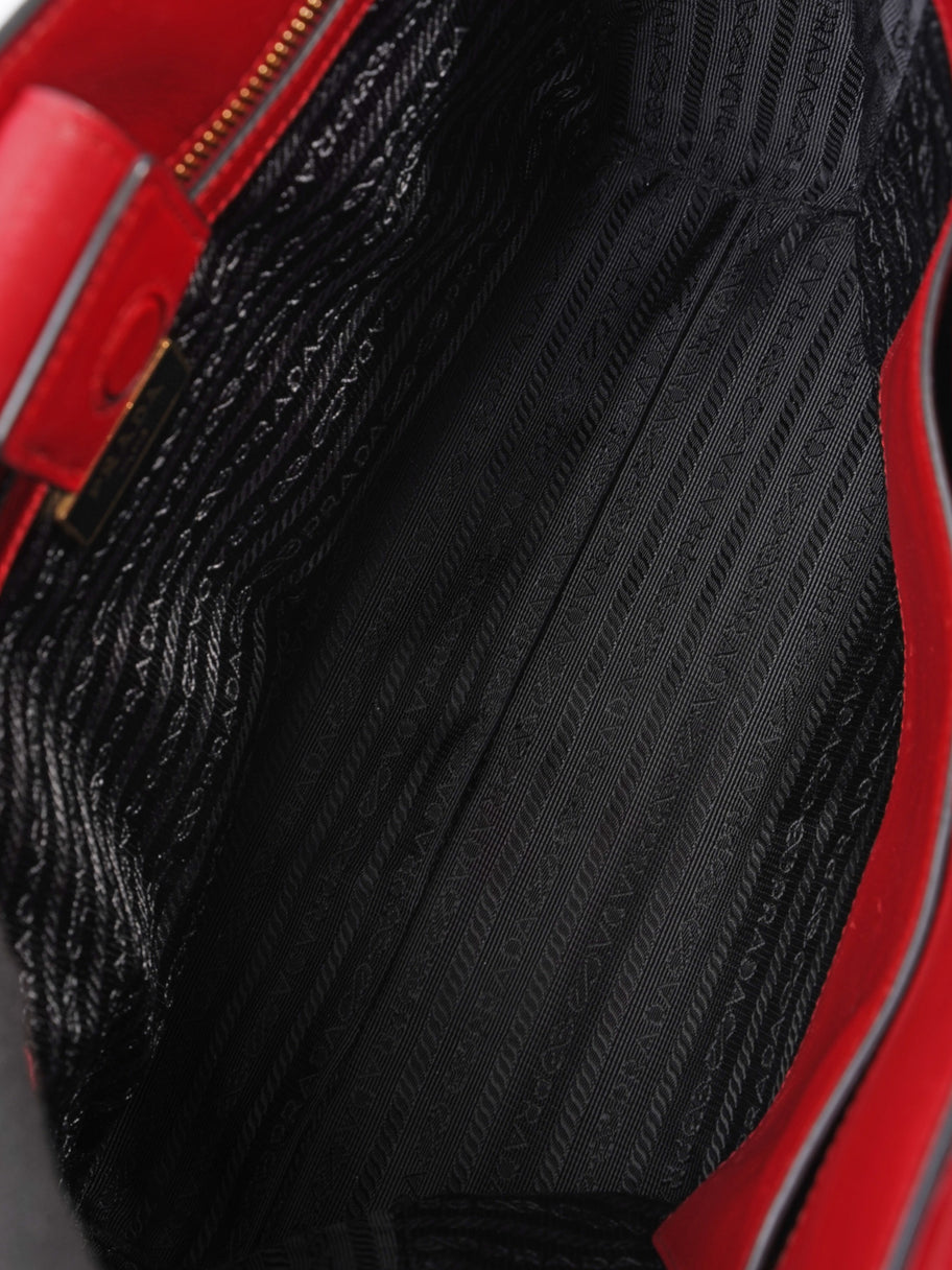 Prada Tote Red Saffiano Leather Image 8