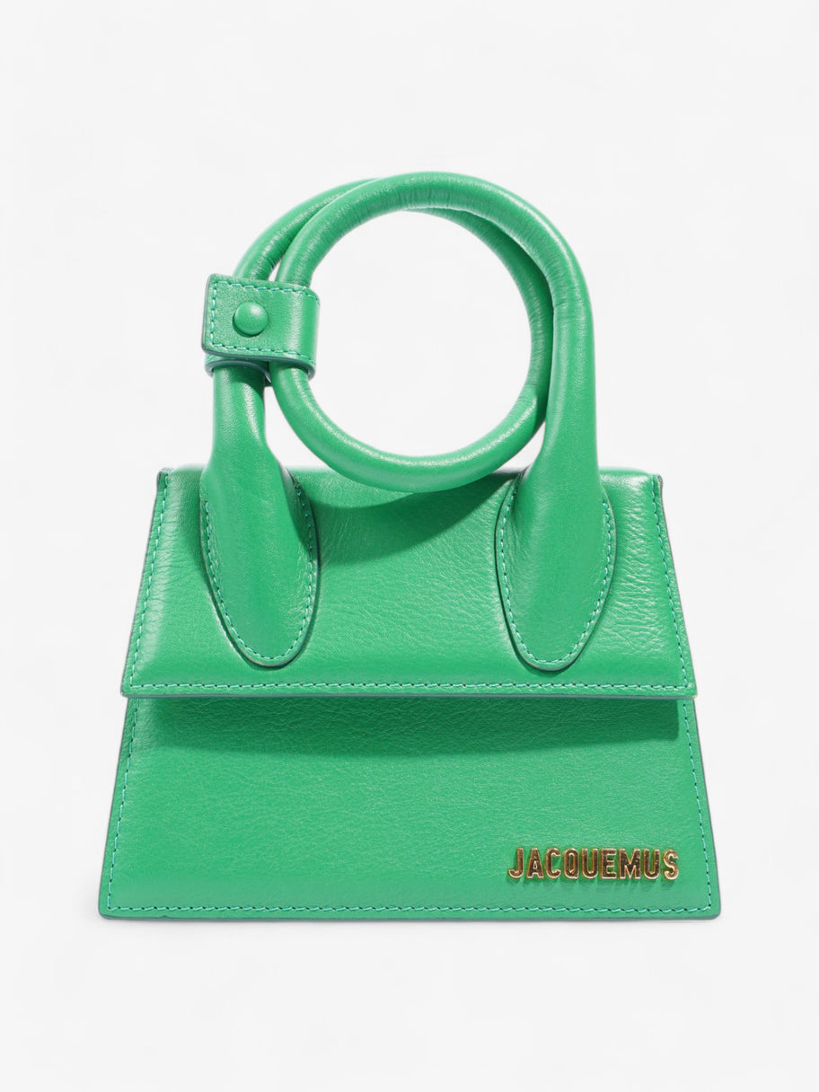 Jacquemus Le Chiquito Noeud Green Leather Image 1