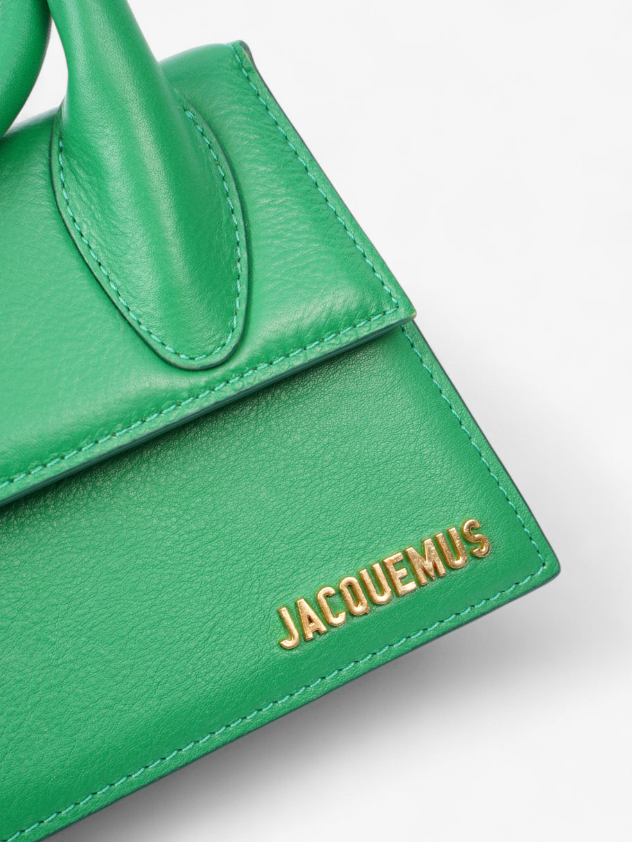 Jacquemus Le Chiquito Noeud Green Leather Image 7