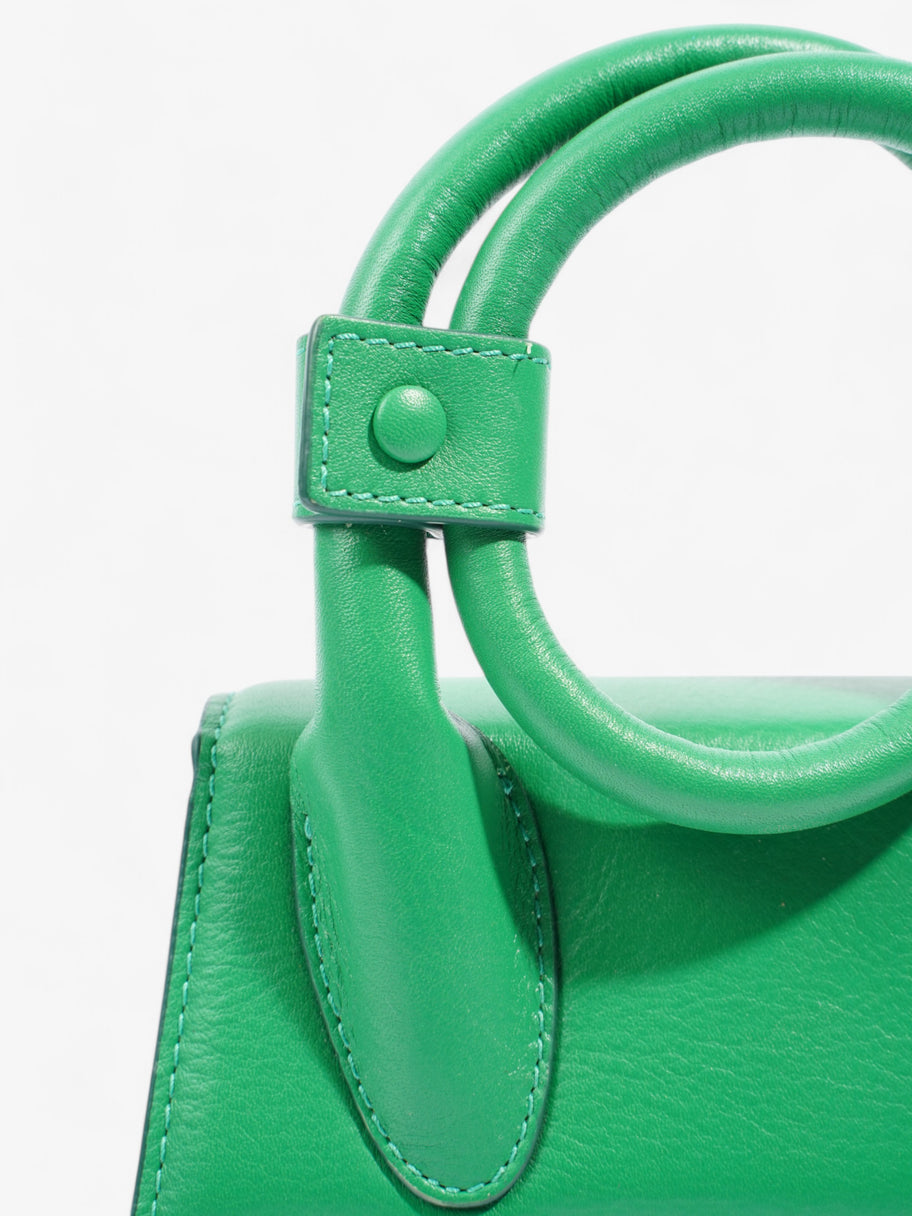 Jacquemus Le Chiquito Noeud Green Leather Image 9