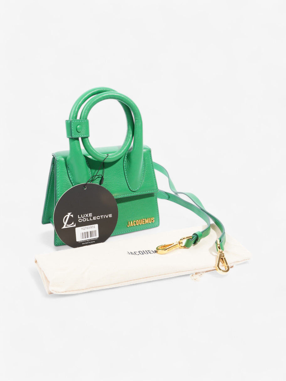 Jacquemus Le Chiquito Noeud Green Leather Image 10