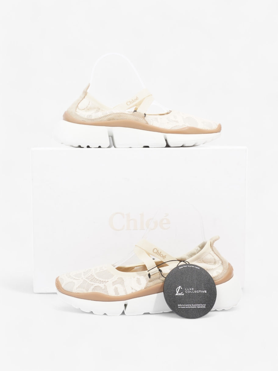 Chloe Connie Ballet Sneakers Cream / Beige  Lace EU 39 UK 6 Image 10