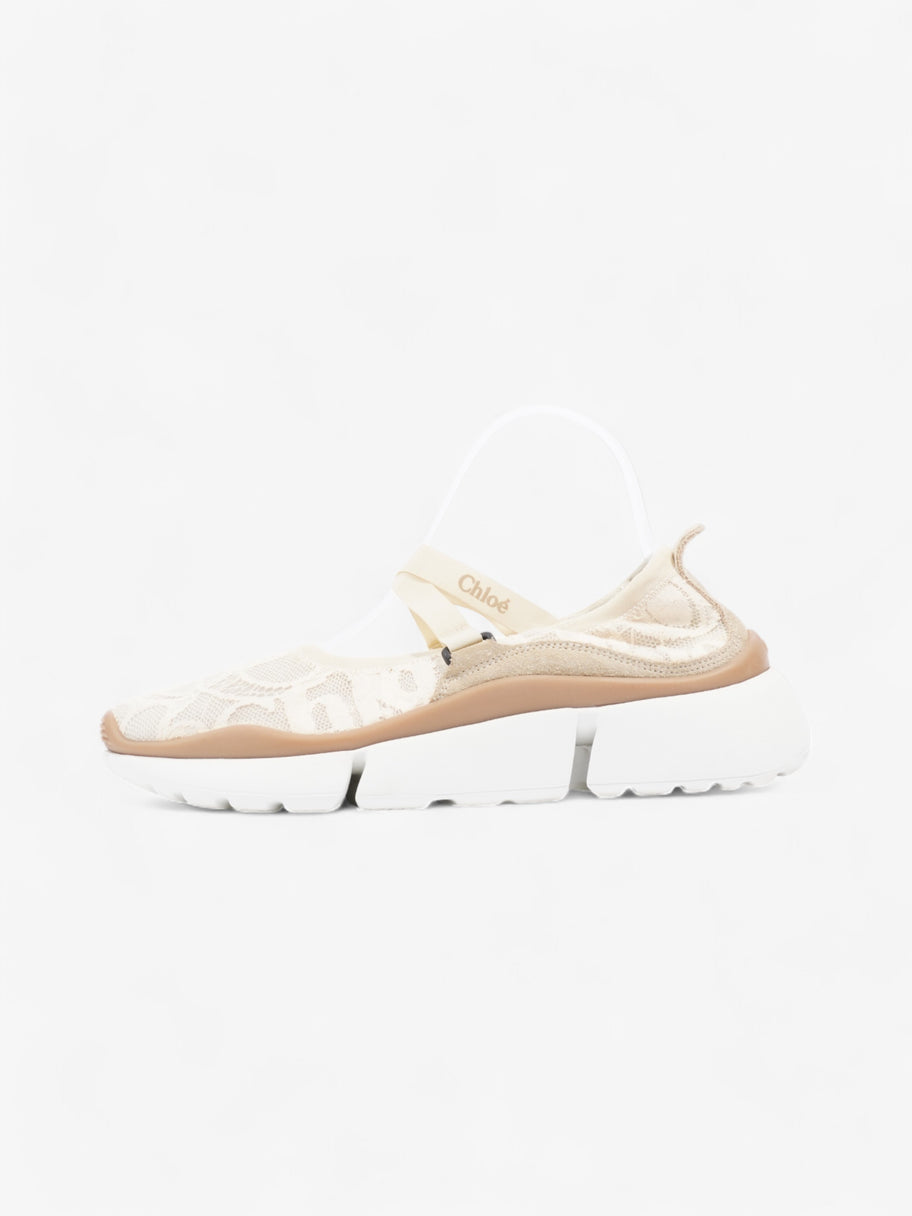 Chloe Connie Ballet Sneakers Cream / Beige  Lace EU 39 UK 6 Image 4