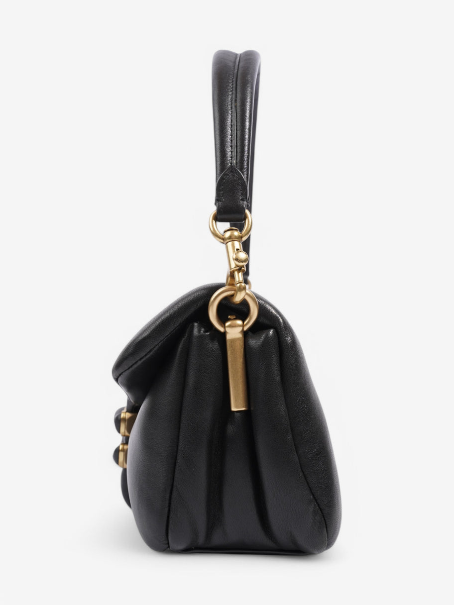 Coach Pillow Tabby Black Leather 26 Image 3