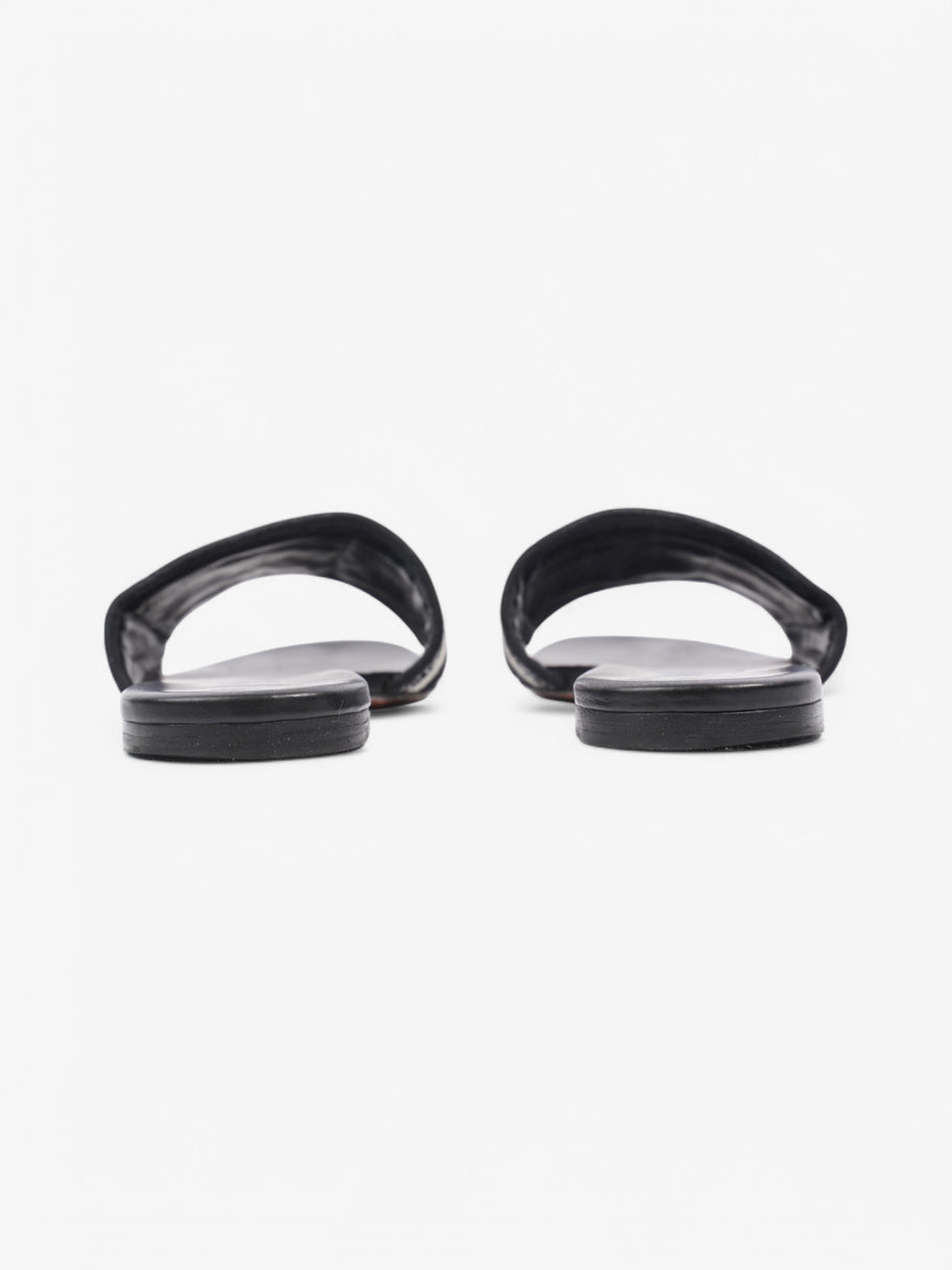 Christian Dior Dway Slides White  / Black Canvas EU 38 UK 5 Image 6