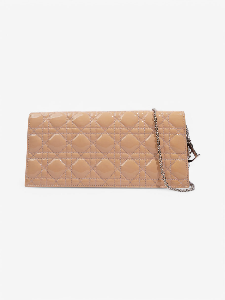 Christian Dior Lady Dior Clutch Pink Nude Patent Leather Image 1