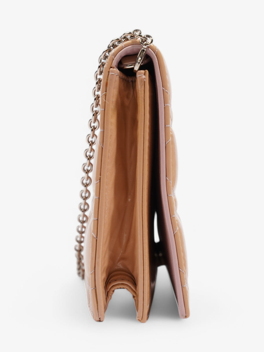 Christian Dior Lady Dior Clutch Pink Nude Patent Leather Image 5