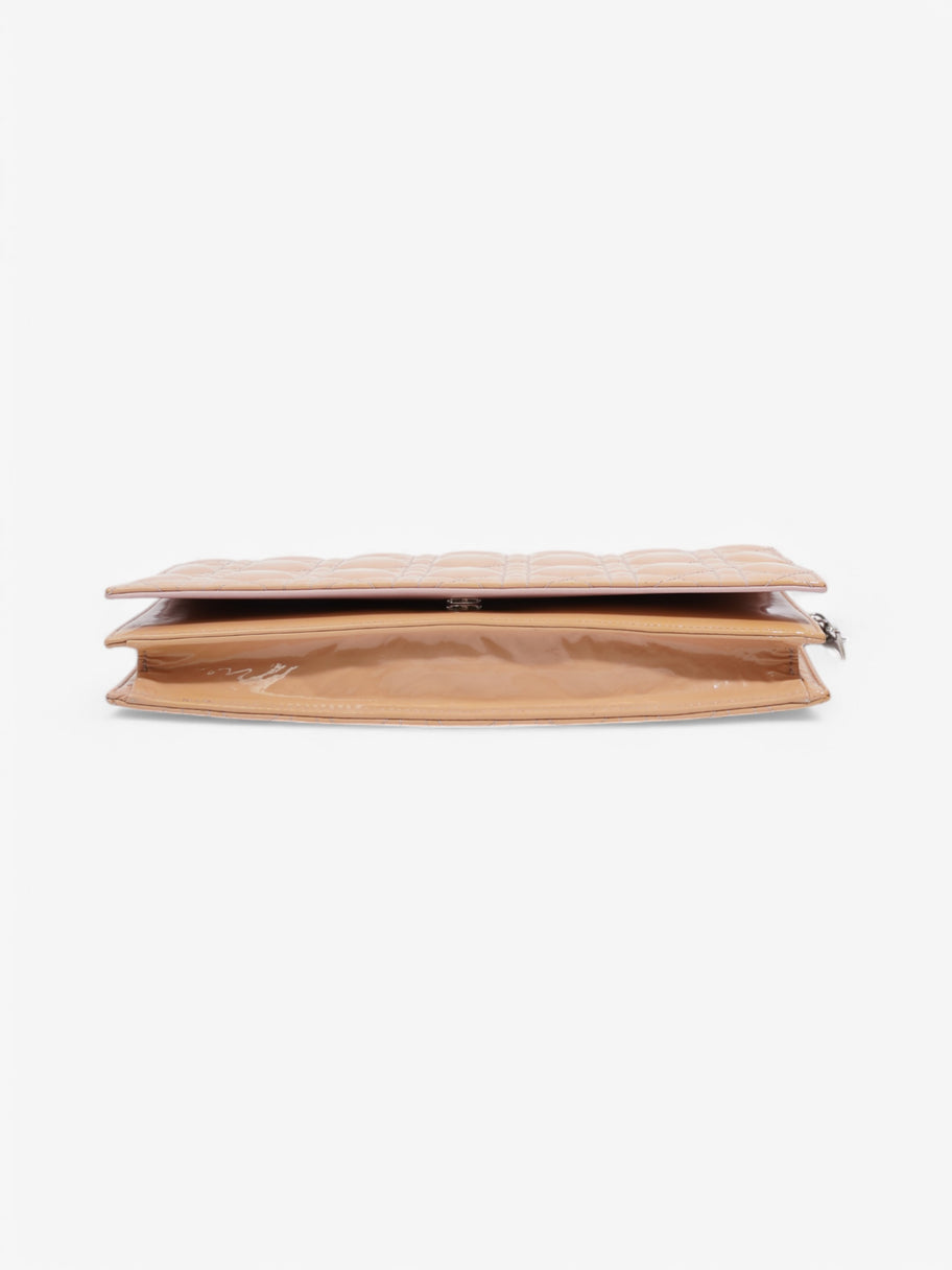 Christian Dior Lady Dior Clutch Pink Nude Patent Leather Image 6