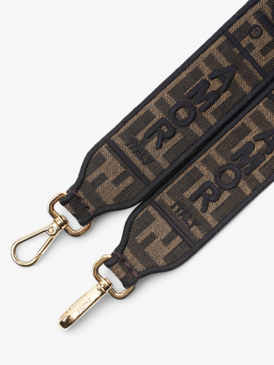Fendi Baguette Brown Canvas Medium Image 9