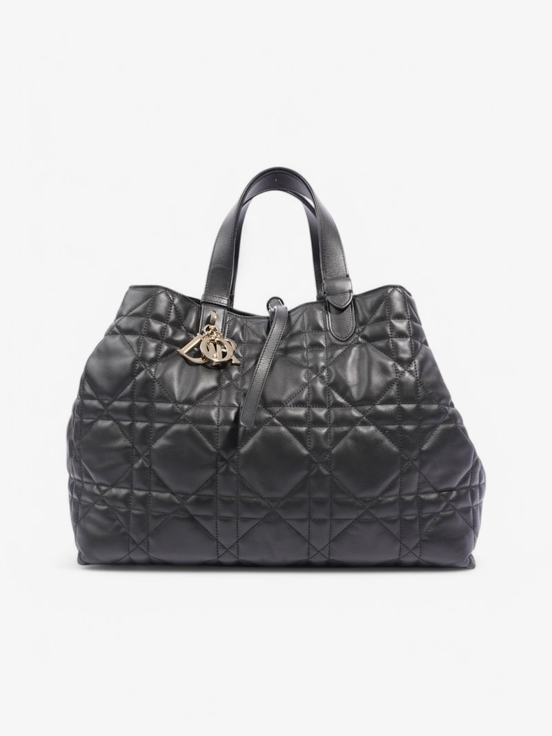  Christian Dior Toujours Black Leather Large