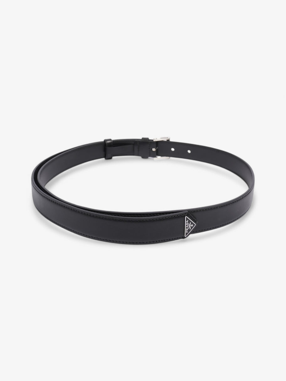 Prada Prada Leather Belt Cinture Black Leather Image 3