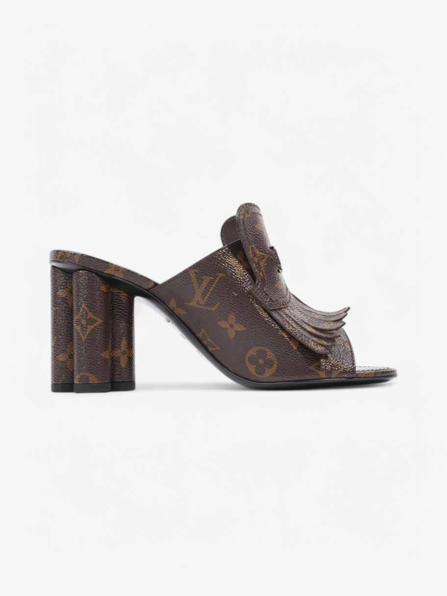Louis Vuitton Indiana Mules 80 Monogram Coated Canvas EU 38.5 UK 5.5 Image 4
