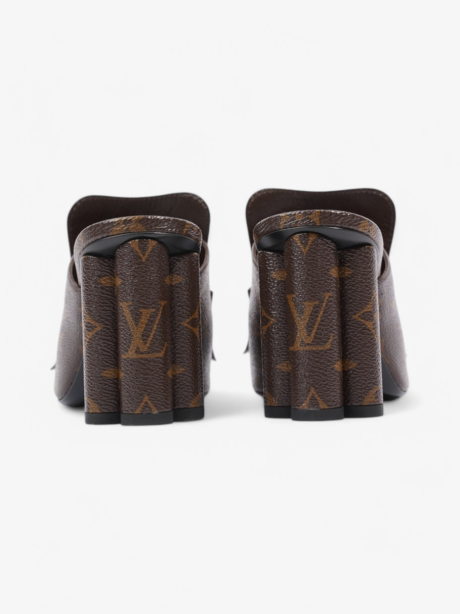 Louis Vuitton Indiana Mules 80 Monogram Coated Canvas EU 38.5 UK 5.5 Image 6