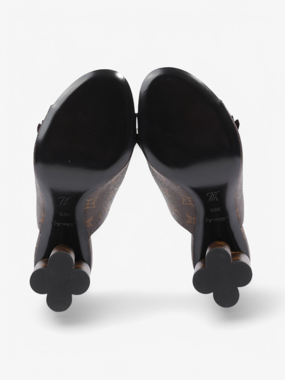 Louis Vuitton Indiana Mules 80 Monogram Coated Canvas EU 38.5 UK 5.5 Image 7