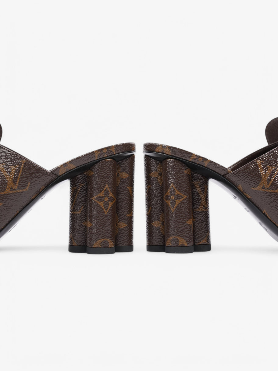 Louis Vuitton Indiana Mules 80 Monogram Coated Canvas EU 38.5 UK 5.5 Image 9